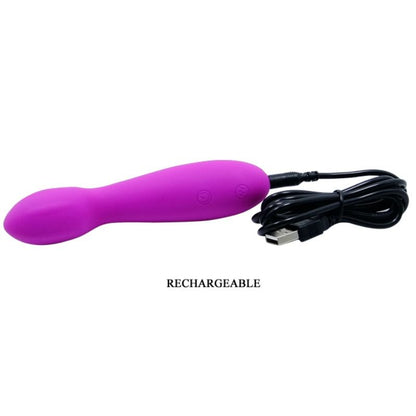 Close-up do Mini Vibrador PRETTY LOVE Arvin, mostrando seu formato ergonómico e material de silicone de alta qualidade.