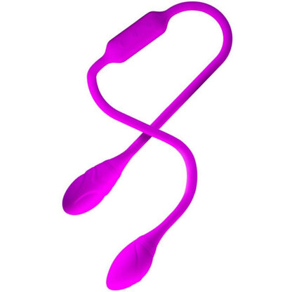 Close-up do PRETTY LOVE Estimulador Unissexo Dream Lovers Whip 12 Modos Flexíveis, mostrando seu design ergonômico e material de silicone.