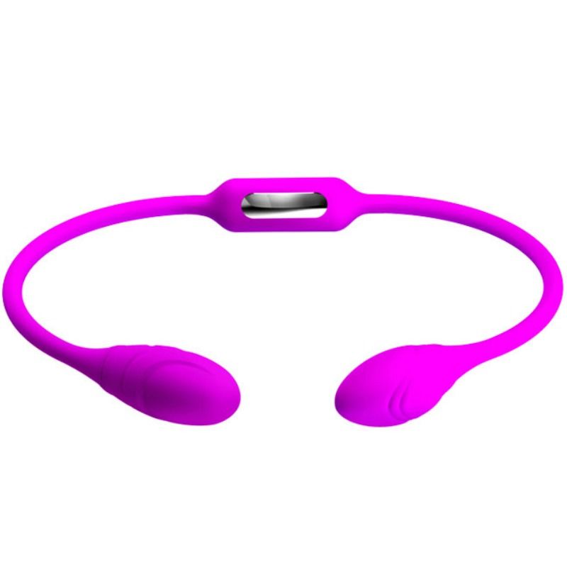 Close-up do PRETTY LOVE Estimulador Unissexo Dream Lovers Whip 12 Modos Flexíveis, mostrando seu design ergonômico e material de silicone.