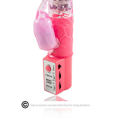 BAILE Vibrador Rotador Coelho Superestimulador com design ergonómico e estimulador clitoriano.