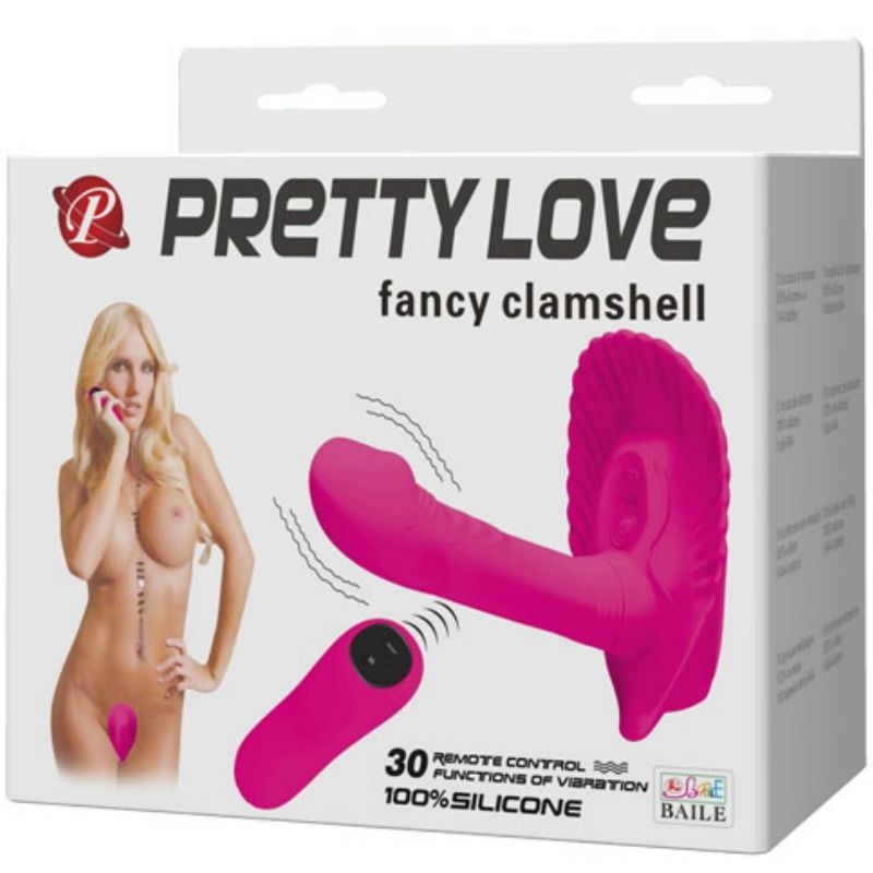 Close-up do vibrador Pretty Love Flirtation G-spot de silicone, com controlo remoto, mostrando a sua forma curva e textura suave.