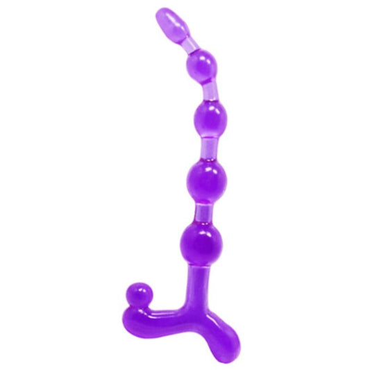 Detalhe das Bolas Anais BAILE Bendy Twist Lilac, mostrando seu design flexível e nodulado.