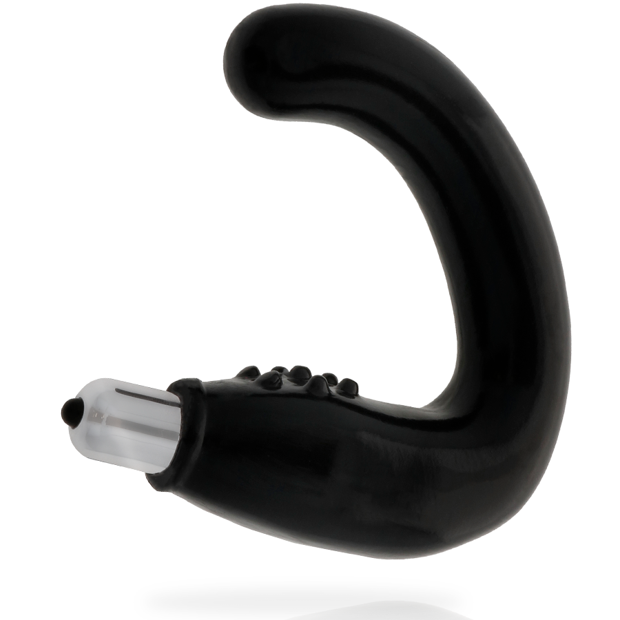 Close-up do Massageador Anal Vibratório ADDICTED TOYS, detalhando seu design ergonômico e material seguro.