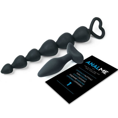 Kit Erótico Anal TEASE & PLEASE Conjunto ME para casais, com plug, corrente e jogo interativo.
