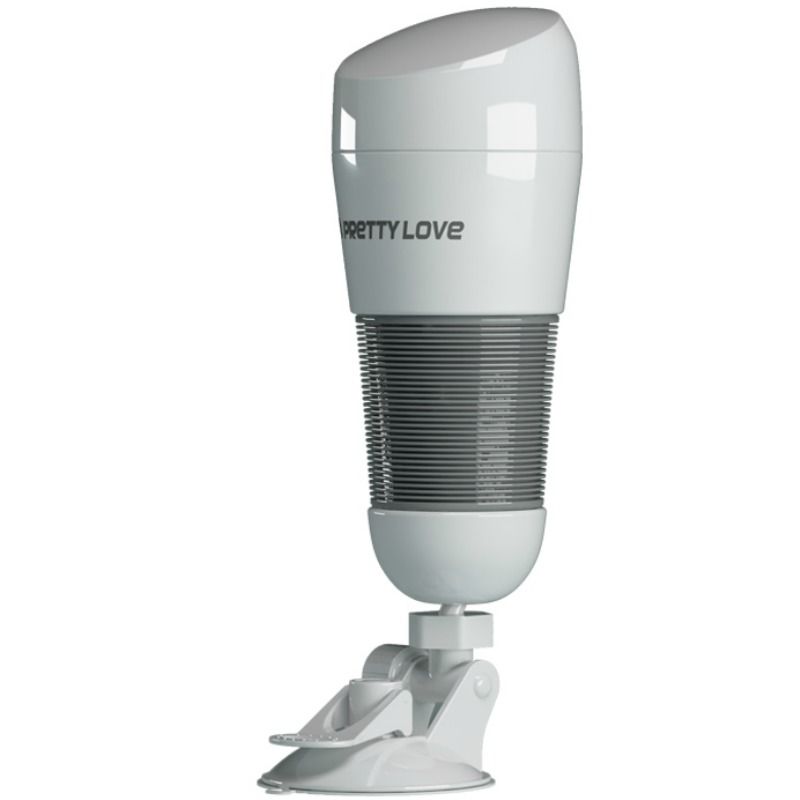 Pretty Love Masturbador Masculino Vagina Hedy Branco, close-up da textura interna realista
