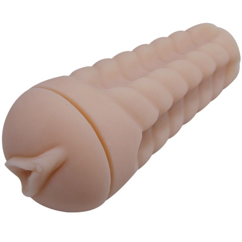 Pretty Love Masturbador Masculino Vagina Hedy Branco, close-up da textura interna realista