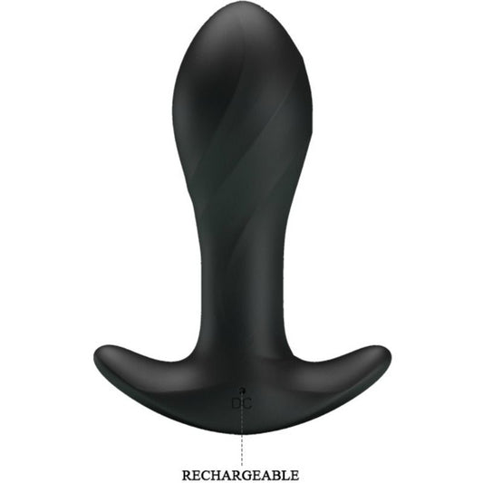 PRETTY LOVE Vibrador Anal de silicone com 12 funções