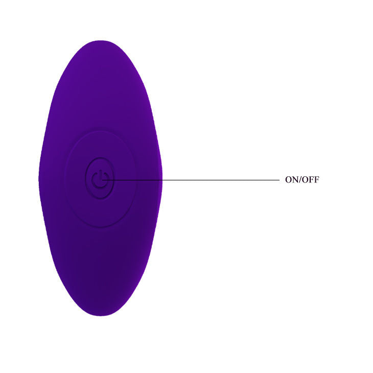 Vibrador Anal Lils PRETTY LOVE em silicone, exibindo seu design ergonómico, cor e detalhes de textura.