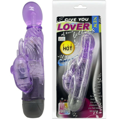 Vibrador Coelhinho BAILE Lilac com 10 modos de vibração para estimulação do ponto G e clitóris.