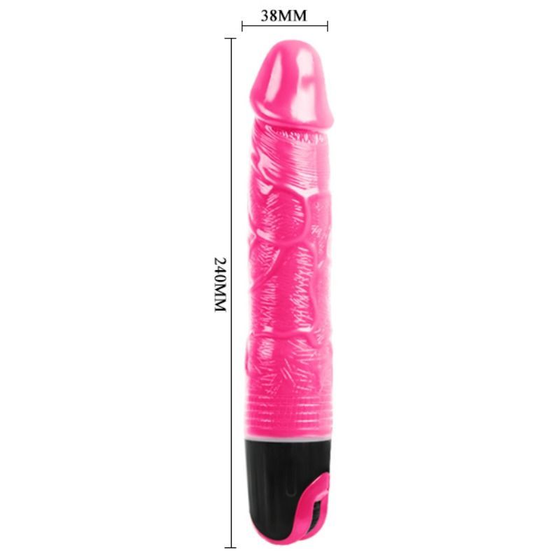 Vibrador BAILE Multivelocidade Lilac ergonómico com toque suave e design veiado
