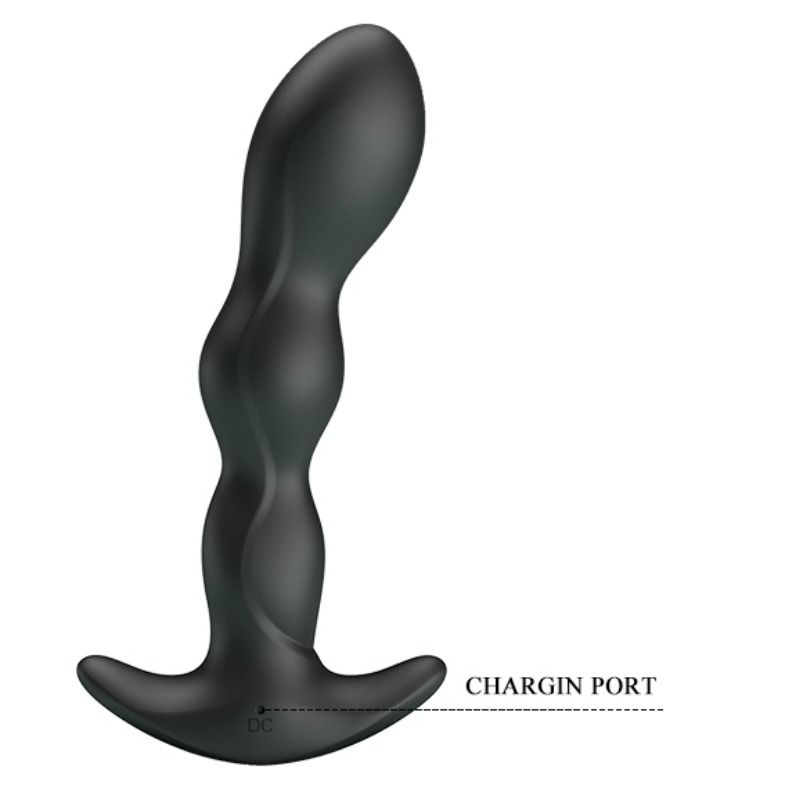 PRETTY LOVE Massageador Anal de Próstata Vibratório com 12 funções e design ergonómico