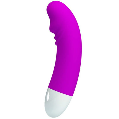 PRETTY LOVE Minivibrador Luther com 30 Modos de Vibração em silicone preto, portátil e recarregável.