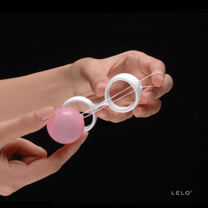 LELO LUNA Beads Mini Bolas Chinesas para exercício do assoalho pélvico e fortalecimento vaginal.