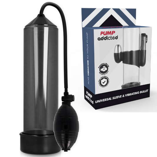 PUMP ADDICTED Bomba Peniana Vibratória RX3 para aprimoramento masculino e prazer