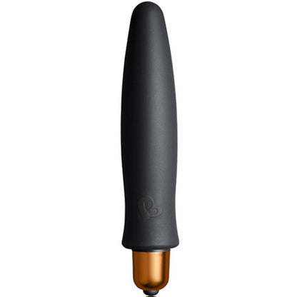 Imagem do ROCKS-OFF Kit Dark Desire Silhueta com Vibrador Bala, mostrando o design elegante e compacto.
