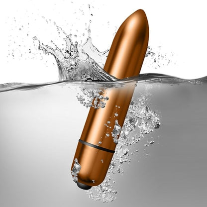 Imagem do ROCKS-OFF Kit Dark Desire Silhueta com Vibrador Bala, mostrando o design elegante e compacto.