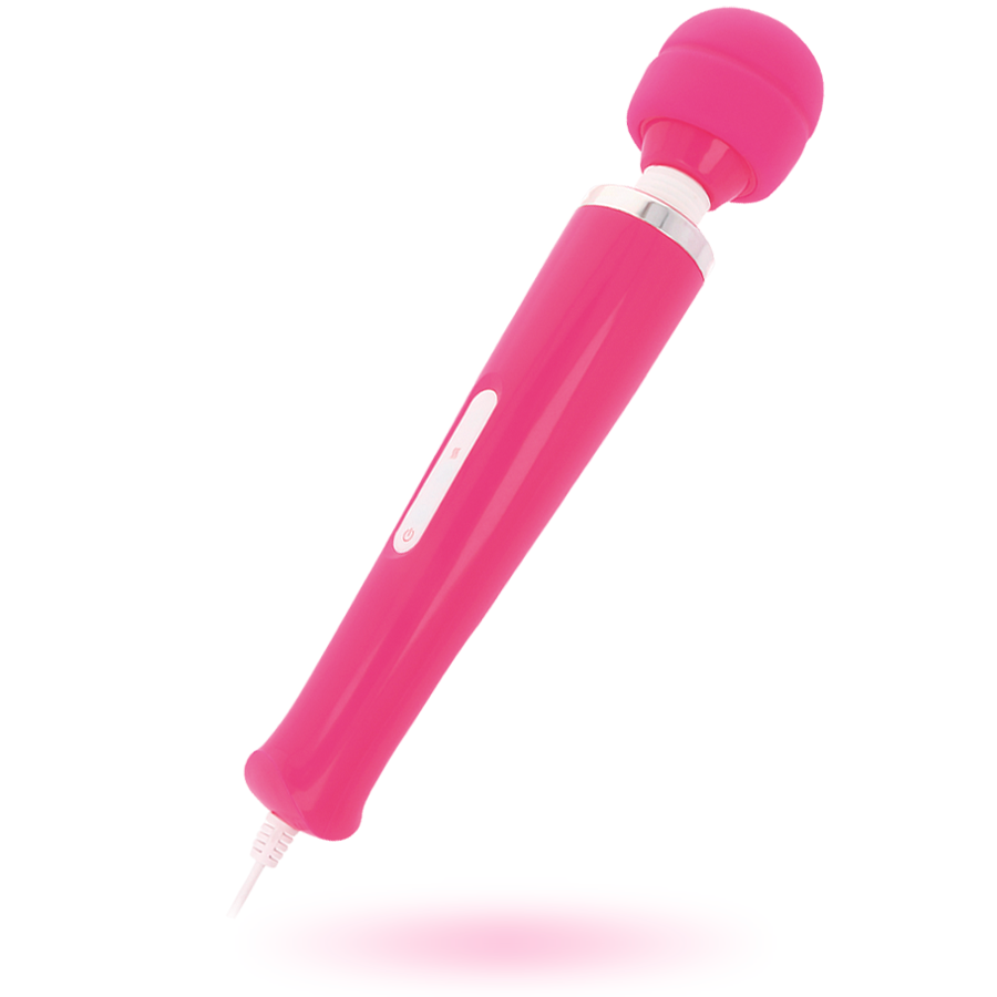INTENSE Massageador Wand Keanu Rosa com cabeça flexível e design ergonómico