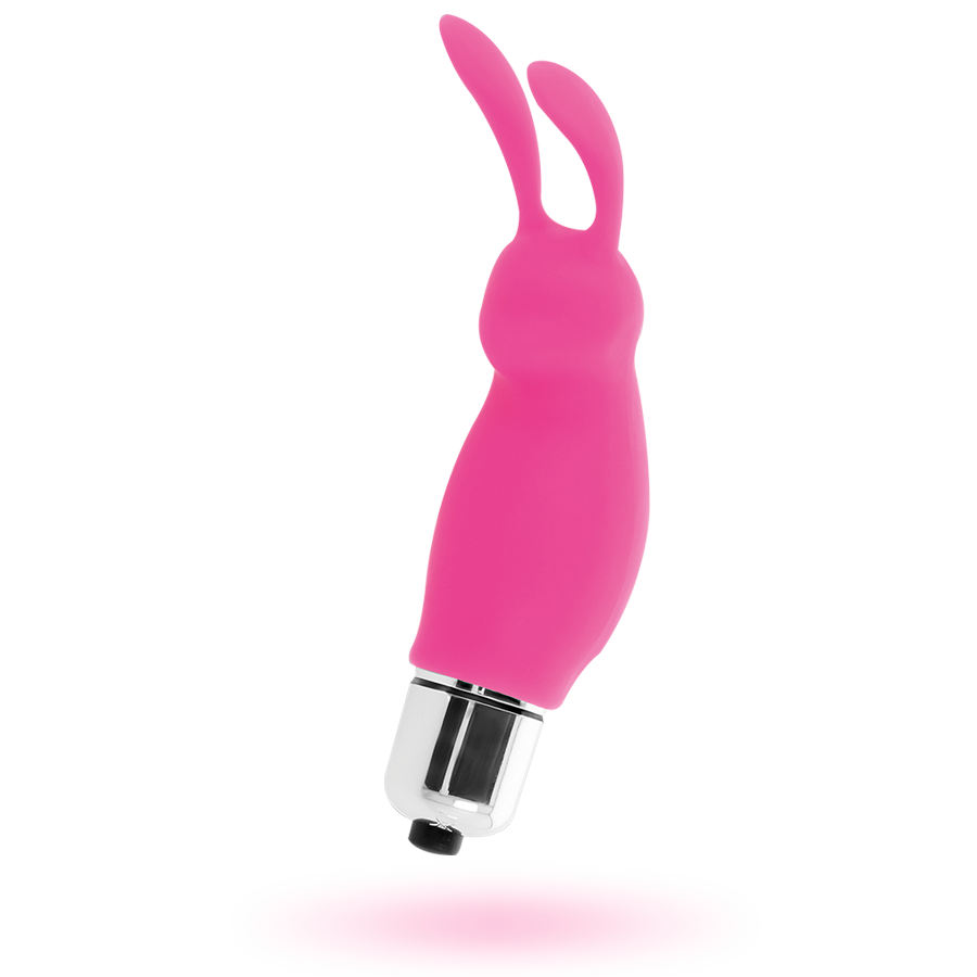 Vibrador Coelho Roger Rosa da INTENSE em silicone médico, com design ergonómico