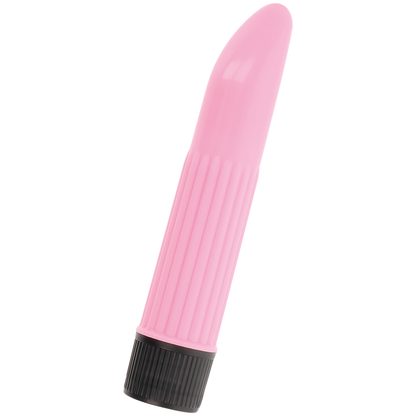 Close-up do Vibrador INTENSE Sonny Rosa, mostrando seu design clássico e ponta curva para estimulação precisa.