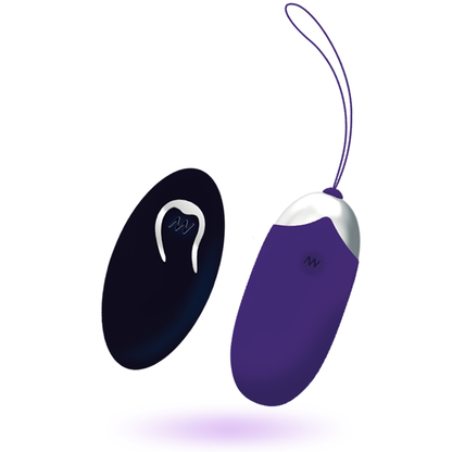 INTENSE Ovo Vibratório Flippy II com Controle Remoto Roxo para prazer discreto