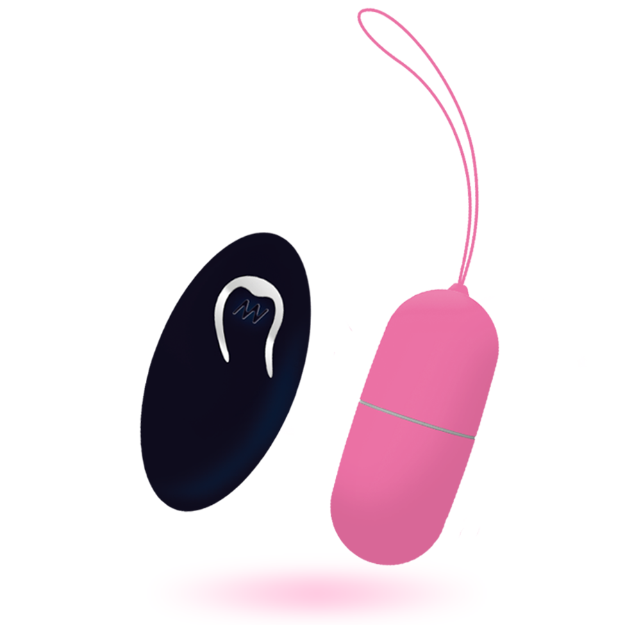 INTENSE Ovo Vibratório Flippy I Com Controle Remoto Rosa, para prazer discreto.