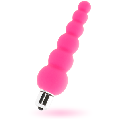 Vibrador Intense Snoopy de silicone rosa com 7 velocidades para estimulação íntima e versátil.