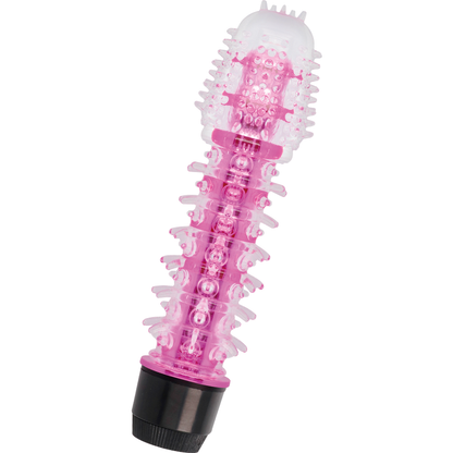 Vibrador GLOSSY Axel Rosa de TPE, ergonômico e à prova d'água para prazer íntimo