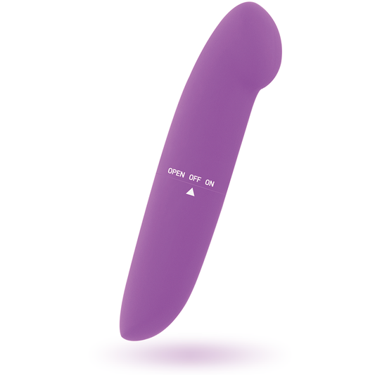 Vibrador GLOSSY PHIL Roxo de 13cm para estimulação do ponto G