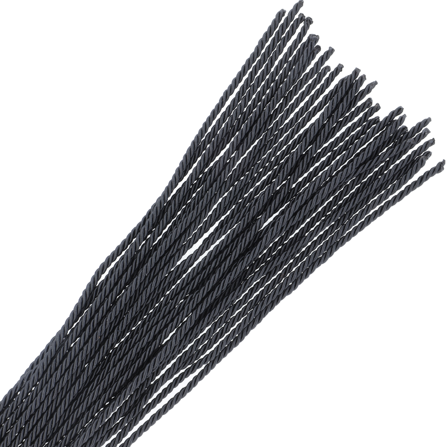 Chicote Bondage Preto Darkness 50CM, detalhe do design elegante e material de alta qualidade.
