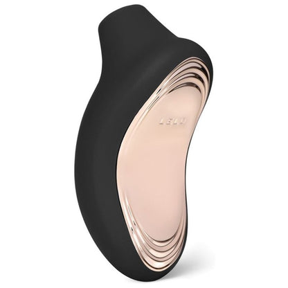 Detalhe do LELO Estimulador de Clitóris SONA 2 Cruise Preto, destacando o design elegante e a textura do silicone.