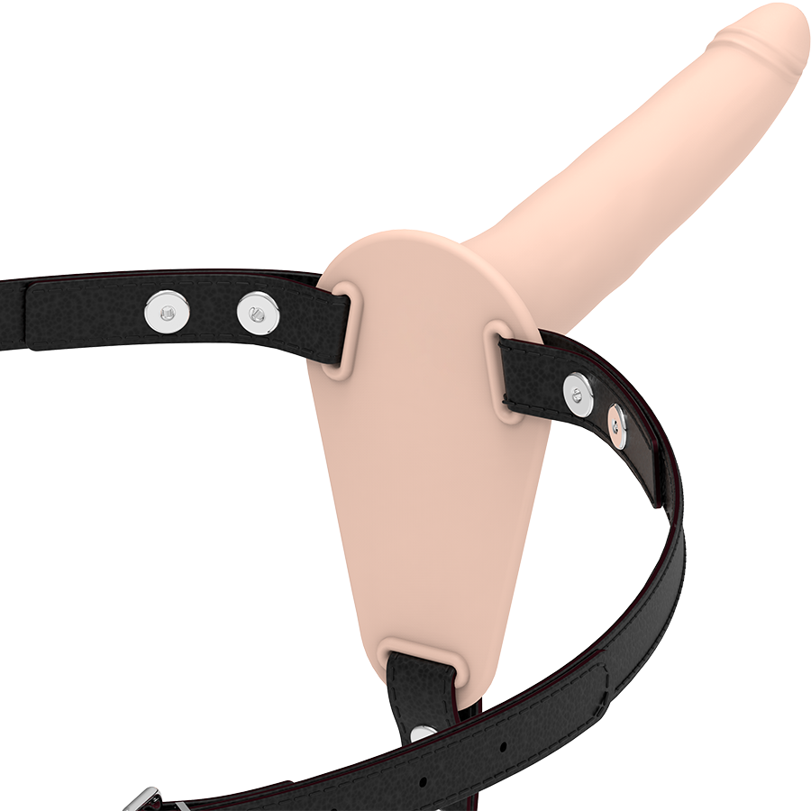 Arnês Fetish Submissive de silicone de 15 cm, ideal para iniciantes e experientes.