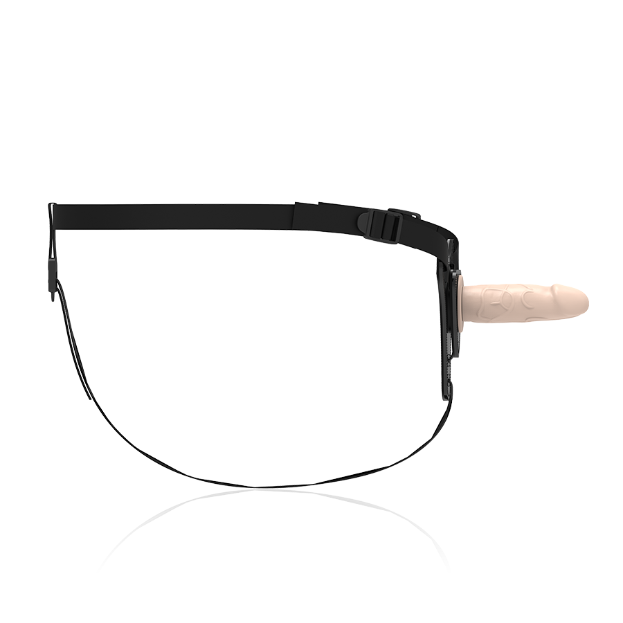 Arnês de Submisso Realista de Silicone 12,5cm mostrando o design ergonómico e a textura suave.