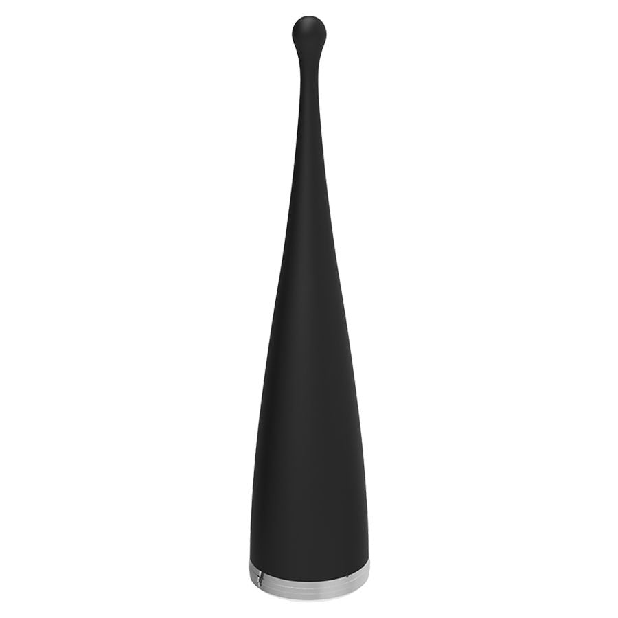 Vibrador clitoriano BRILLY GLAM Spot Vibe preto recarregável com design ergonómico.