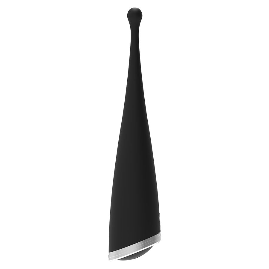 Vibrador clitoriano BRILLY GLAM Spot Vibe preto recarregável com design ergonómico.