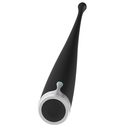 Vibrador clitoriano BRILLY GLAM Spot Vibe preto recarregável com design ergonómico.