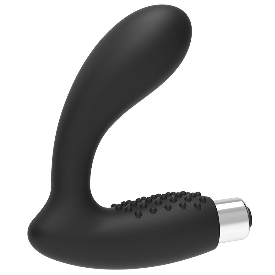 Vibrador prostático recarregável Addicted Toys Modelo 5 preto em silicone médico.