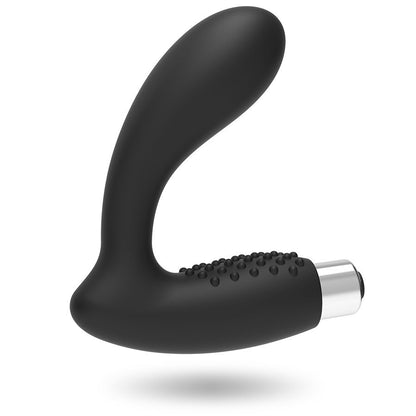 Vibrador prostático recarregável Addicted Toys Modelo 5 preto em silicone médico.