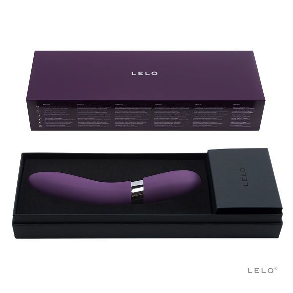Vibrador de luxo LELO Elise 2 Lilac em silicone médico com design elegante.