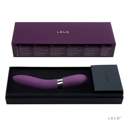 Vibrador de luxo LELO Elise 2 Lilac em silicone médico com design elegante.