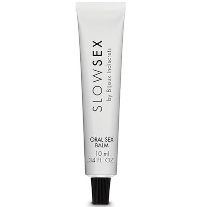 Embalagem do BIJOUX Slow Sex Bálsamo para Sexo Oral Efeito Refrescante Coco 10 ML