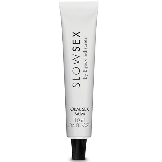 Embalagem do BIJOUX Slow Sex Bálsamo para Sexo Oral Efeito Refrescante Coco 10 ML