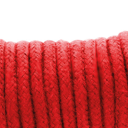 Corda Japonesa Darkness de 10 metros vermelha para bondage e shibari.