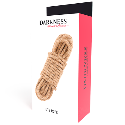 Corda Japonesa Darkness de 10m em juta natural para bondage e shibari