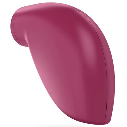 Satisfyer One Night Stand - Estimulador de Ondas de Pressão em vermelho berry, mostrando seu design compacto.