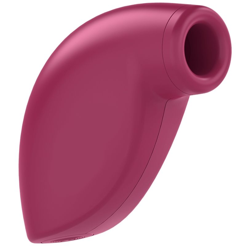 Satisfyer One Night Stand - Estimulador de Ondas de Pressão em vermelho berry, mostrando seu design compacto.