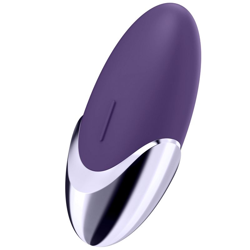 Satisfyer Layons Prazer Roxo, um vibrador clitoriano com design ergonómico e cor vibrante.