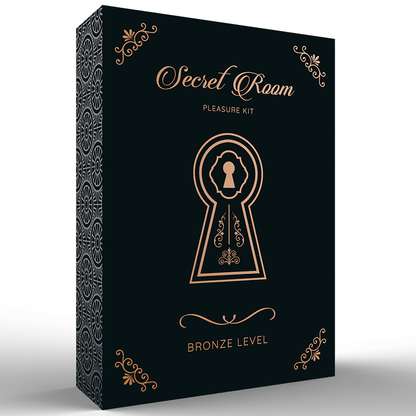 SECRET ROOM Pleasure Kit Bronze Nível 1 para casais com diversos acessórios para prazer e intimidade