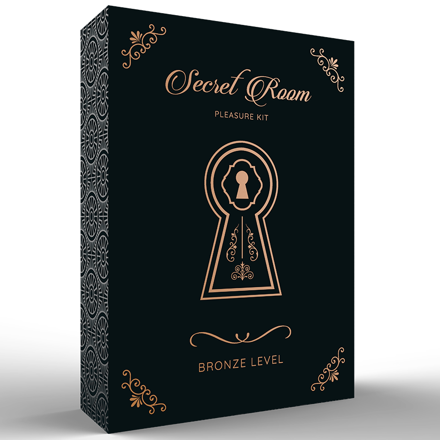 SECRET ROOM Pleasure Kit Bronze Nível 1 para casais com diversos acessórios para prazer e intimidade