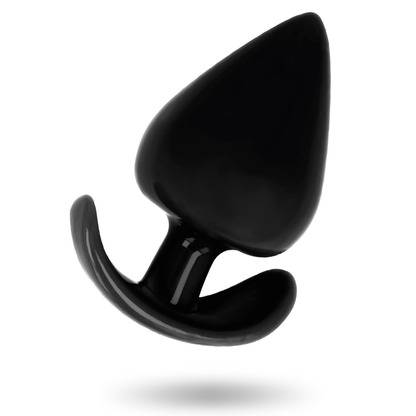 Plug Anal Addicted Toys de 9.5cm, com textura supermacia e base ergonómica.