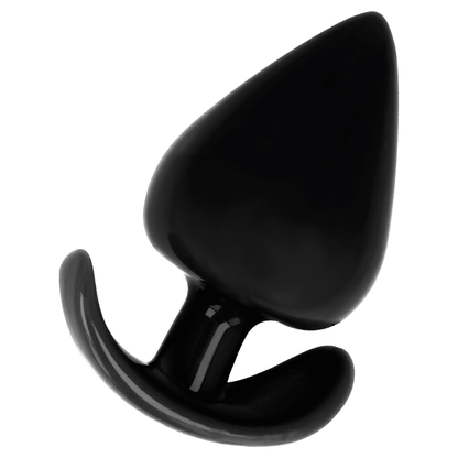 Close-up of the Addicted Toys Plug Anal 11cm showing its ergonomic design and smooth TPR material.